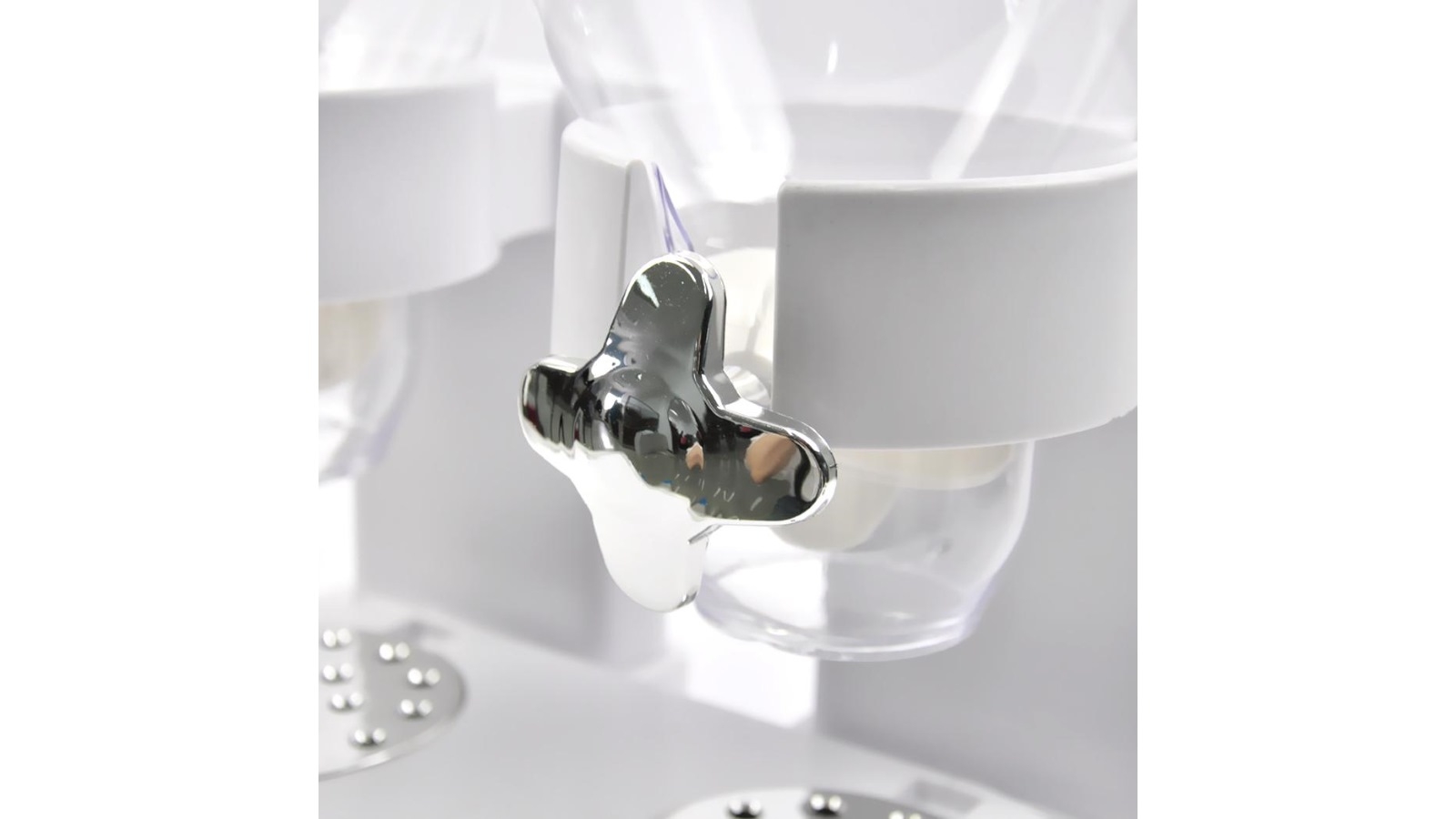 Double Cereal Dispenser White Harvey Norman