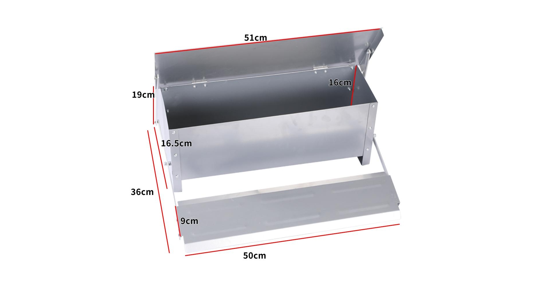 Traderight Automatic Chicken Feeder Self Open Poult Harvey Norman