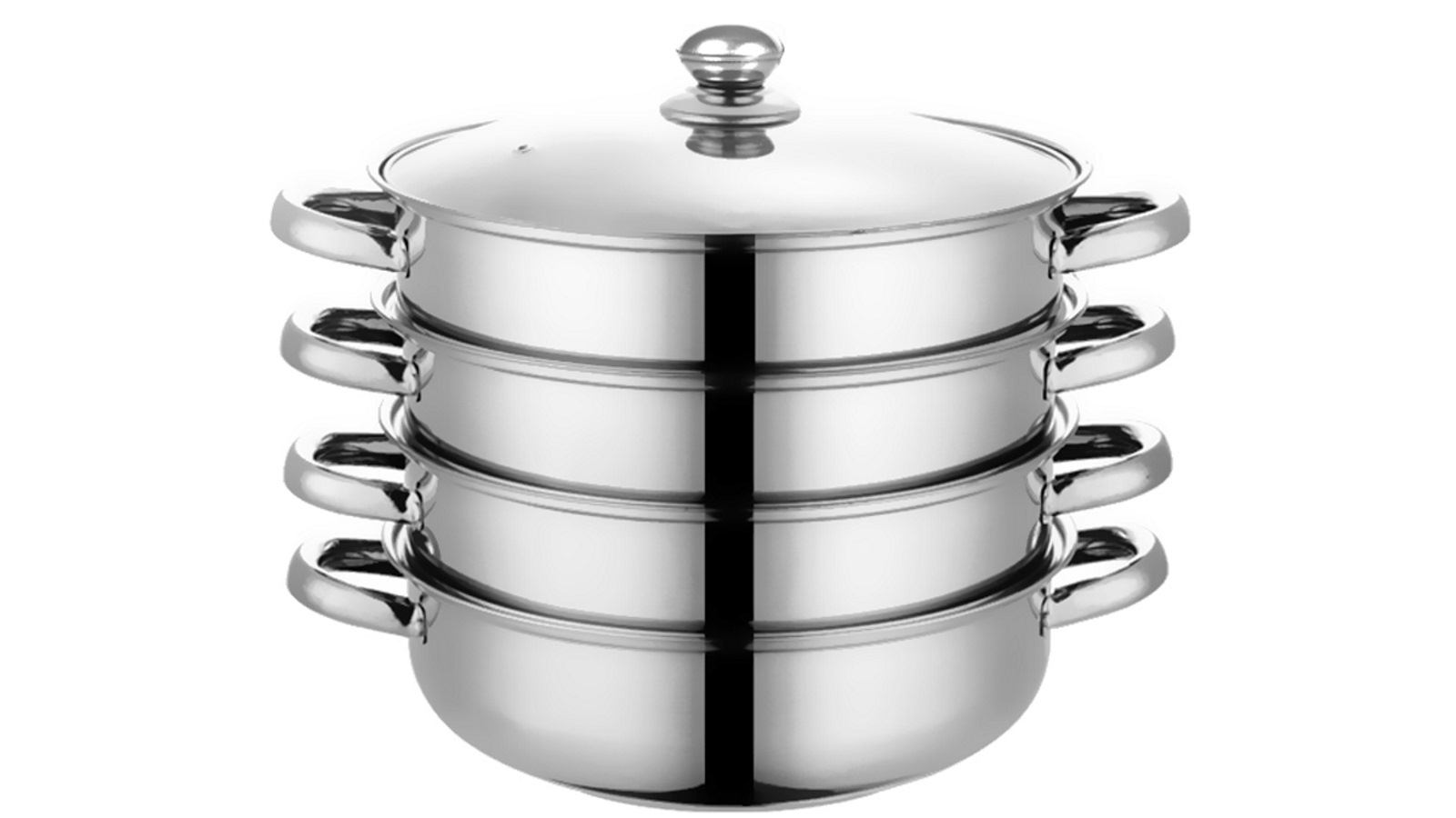 Toque 4 Tier Stainless Steel Steamer Meat Vegetable Cookware Hot Pot ...