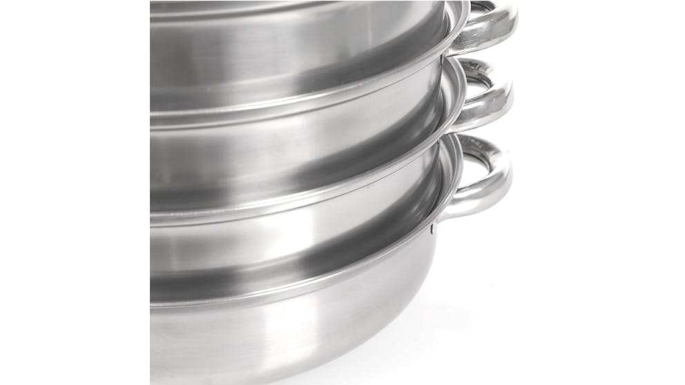 Toque 4 Tier Stainless Steel Steamer Meat Vegetable Cookware Hot Pot ...