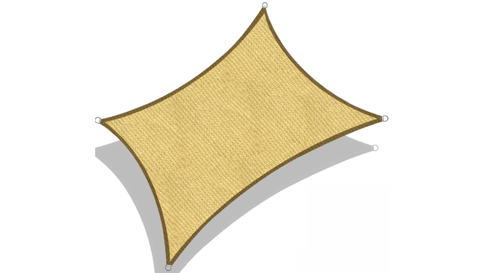 Mountview 5x3m Outdoor Awning Sun Sail Protection - Sand