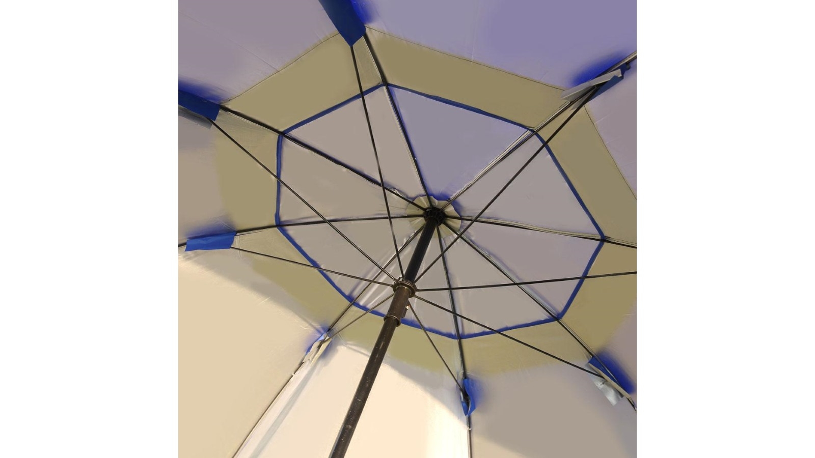 UB International 2m Outdoor Umbrella Shade Blue Harvey Norman