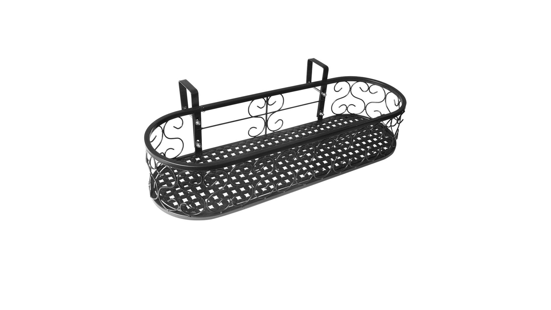 Levede Plant Stand Flower Holder Oval - Black