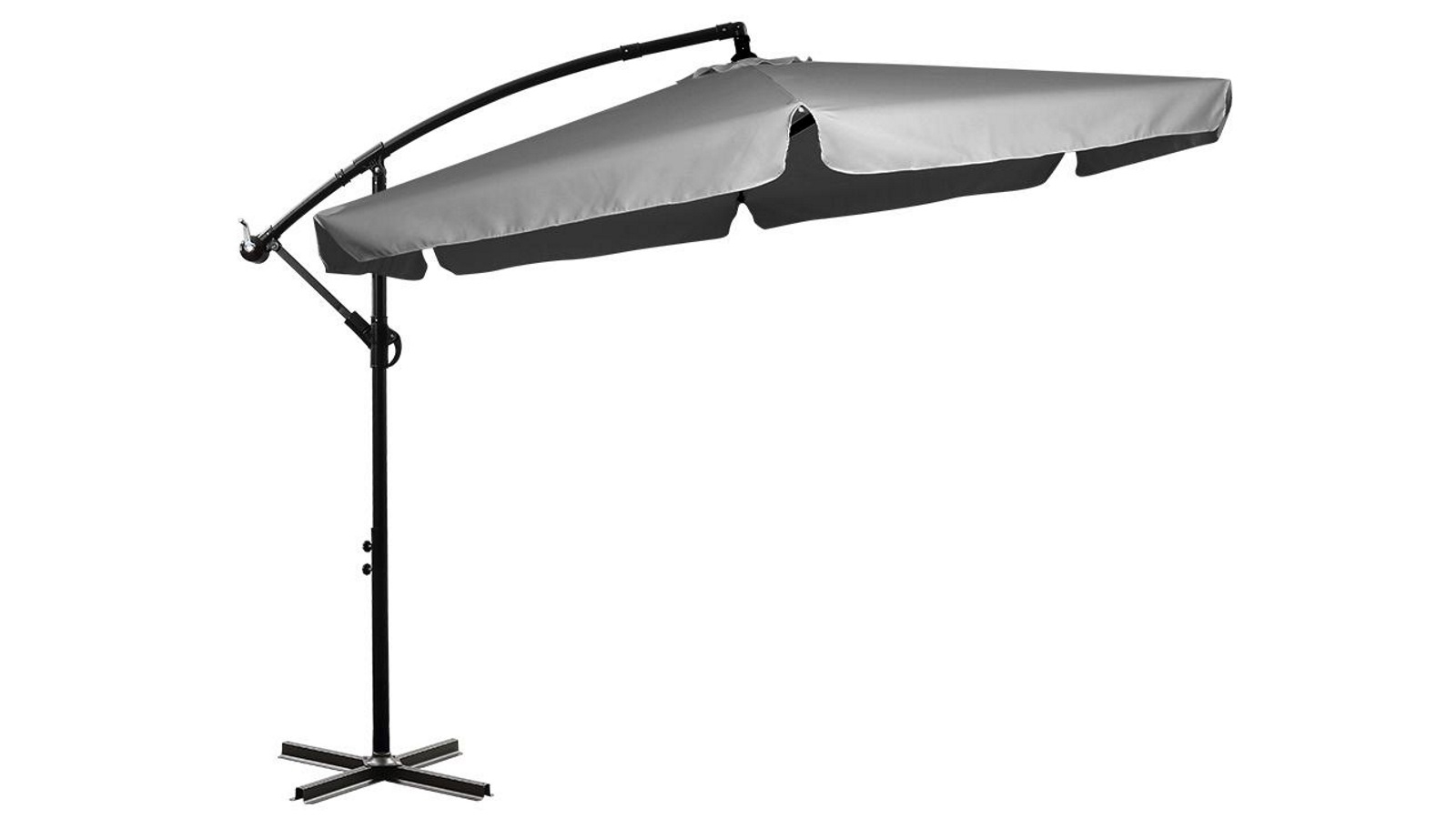 Sello 3m Patio Umbrella Cantilever Grey Harvey Norman