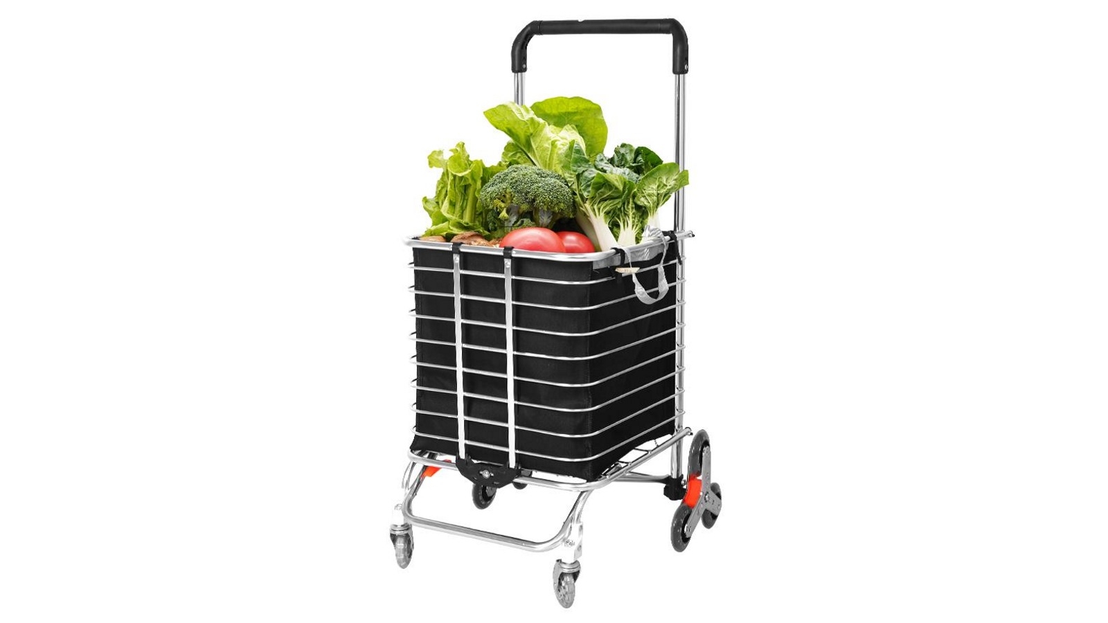 Sello Foldable Shopping Cart Trolley Basket Luggage