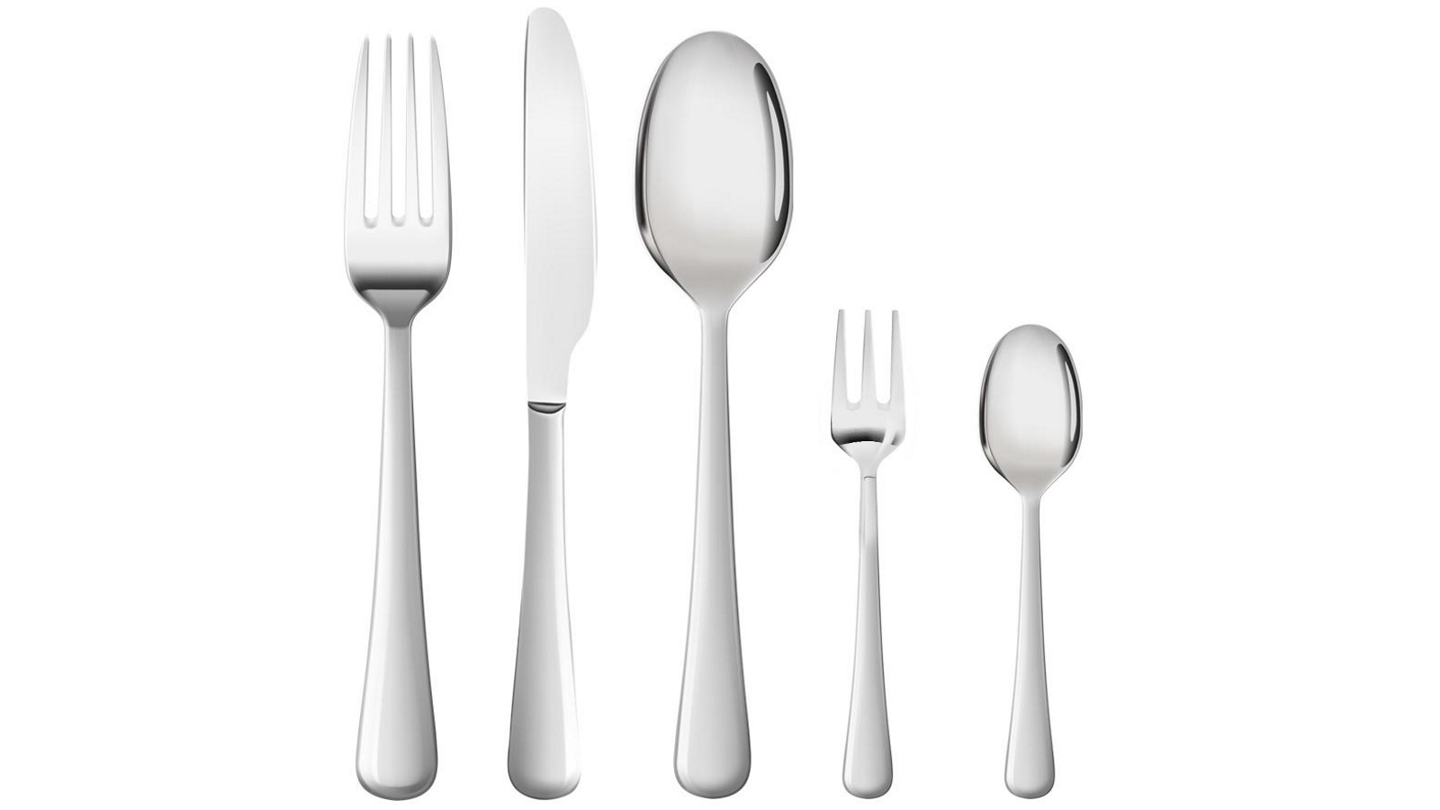 Sello 120-Pieces Cutlery Set  with Knife, Fork, Spoon - Stainless Steel