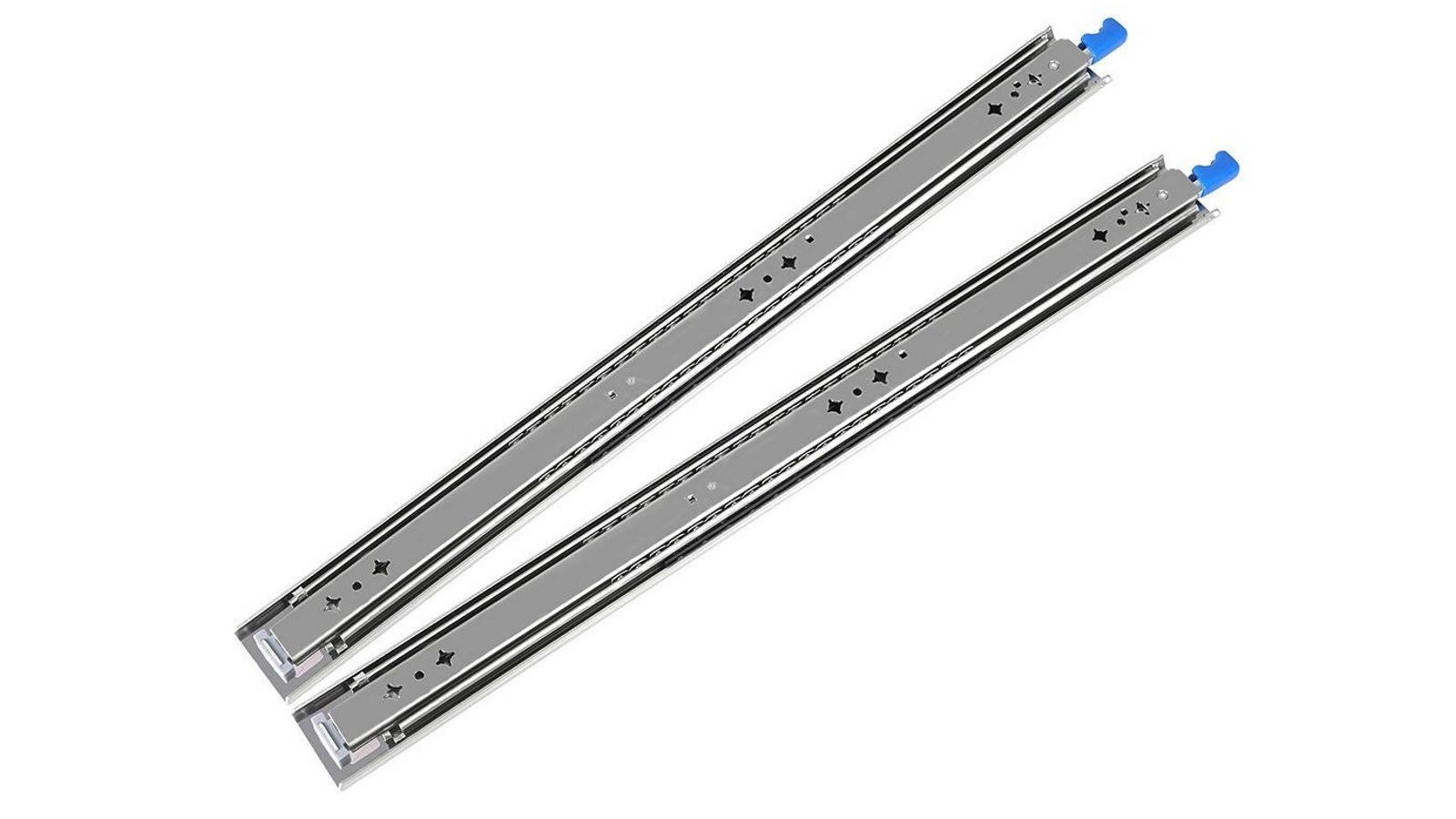 Traderight 150kg Drawer Slides 55.9cm Full Extension Soft Close Locking Ball Bearing Pair