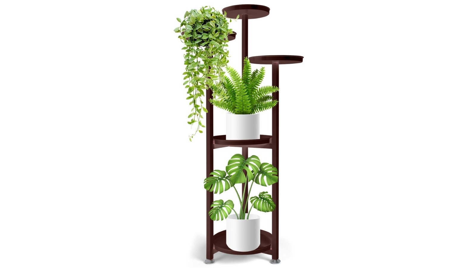 Levede 120cm Plant Stand Outdoor Indoor Flower Pots Rack Garden Shelf - Bronze