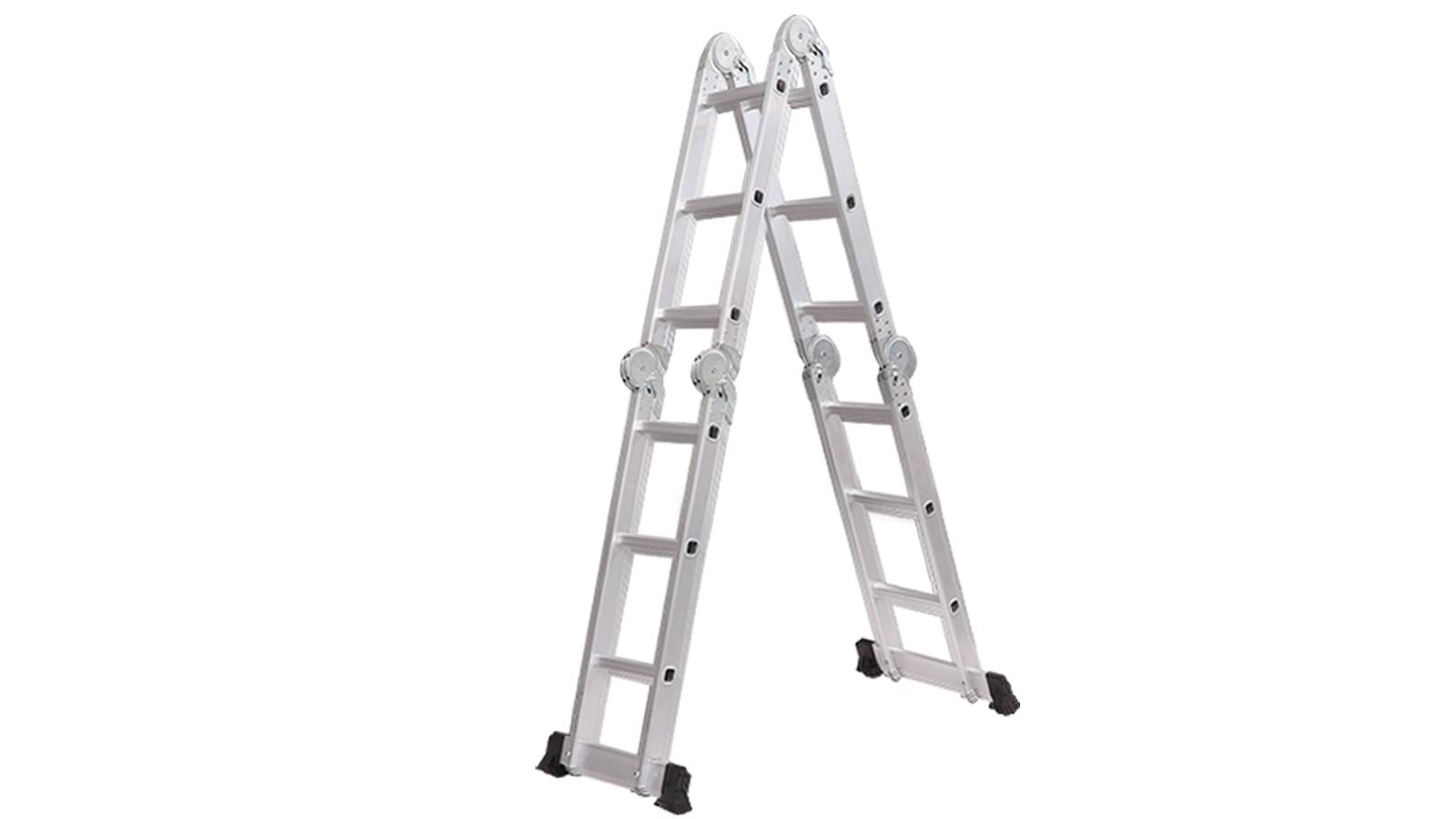 Traderight 3.6m Multipurpose Foldable Aluminium Ladder