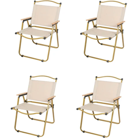 Levede 4 Piece Foldable Camping Chair