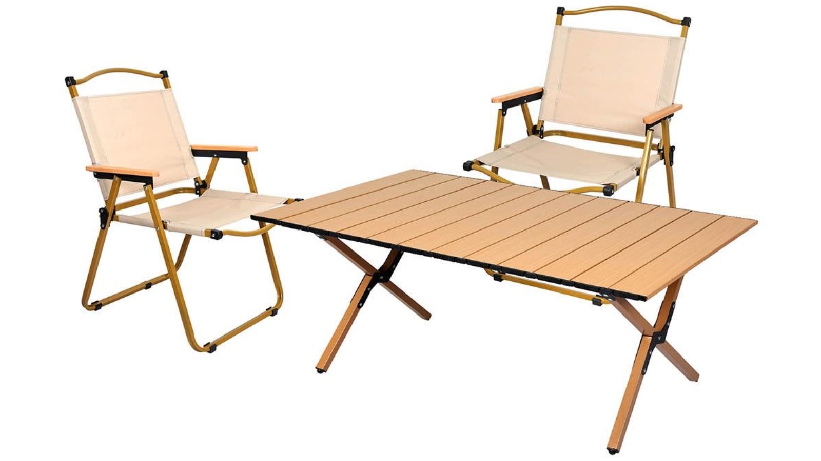 Levede 3 Piece Portable Camping Chair and Table Set - Medium