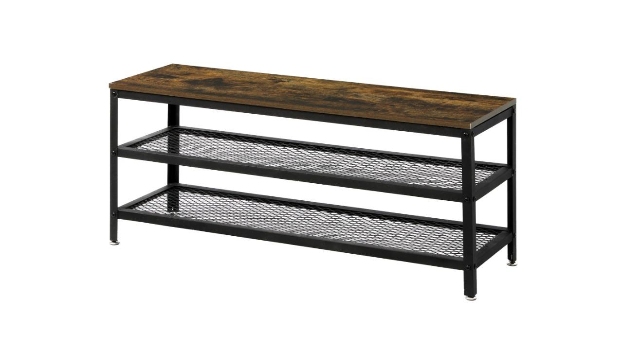 Levede 3-Tier Metal Frame Shoe Rack - 100 x 30 x 45cm