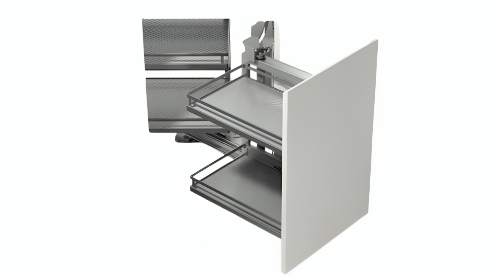 Higold Diamond Pro Right Opening Magic Corner Pull Out Kitchen Storage - 90cm