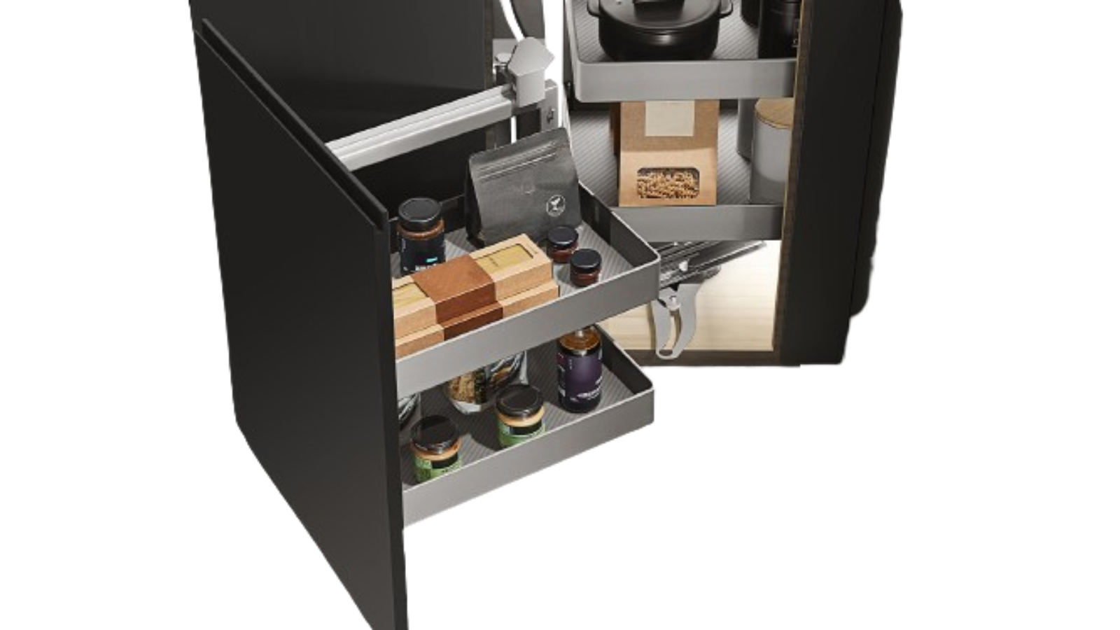 Higold Shearer Pro Magic Corner Left Opening Kitchen Storage - 90cm