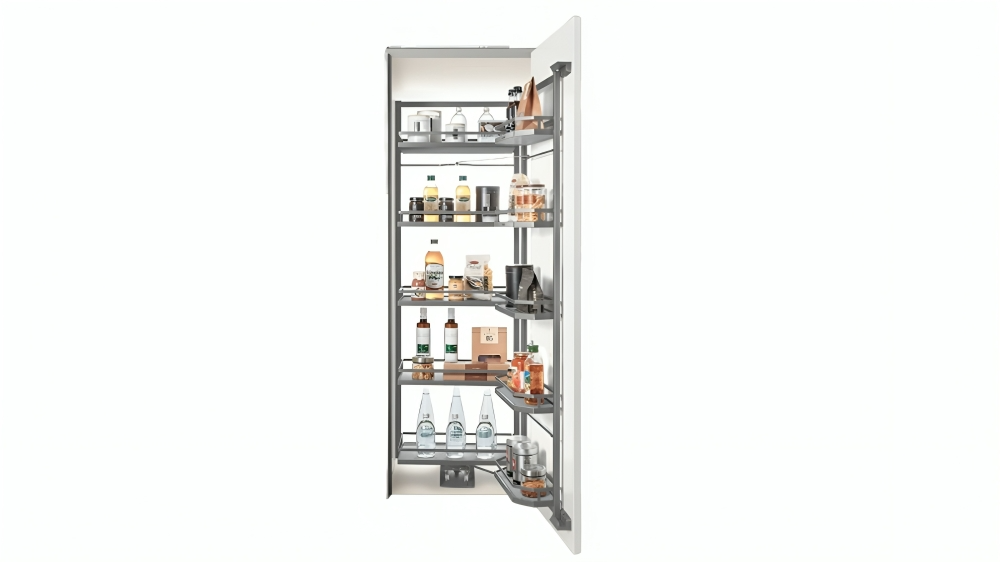 Higold 12-Tray Diamond Pro Open Out Tandem Pantry Unit - 45 x 182.5cm