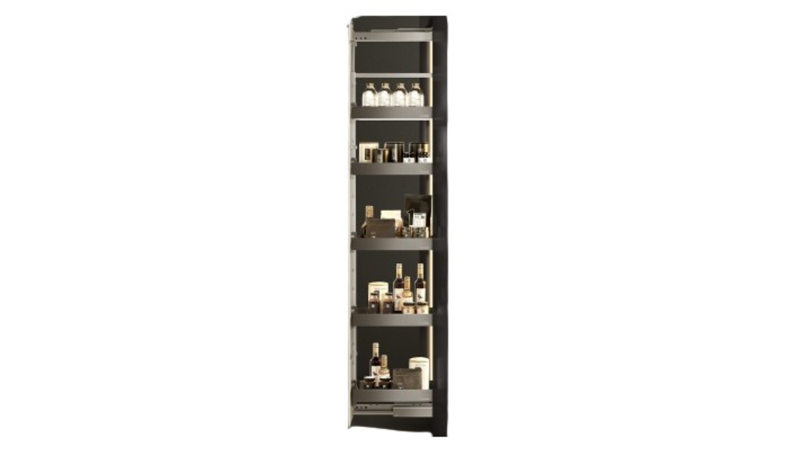 Higold 6 Trays Adjustable Pro Shearer Pull Out Pantry Unit - 40cm
