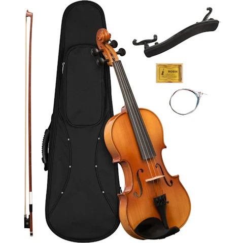 Cascha Violin Set 4/4 with Case Black and Bow R