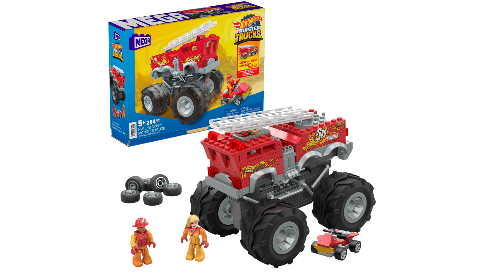 MEGA Hot Wheels 5 Alarm Fire Truck Harvey Norman