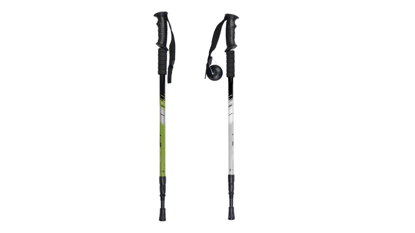 High Trek Lightweight Wanderer Walking Stick with Ski Grip