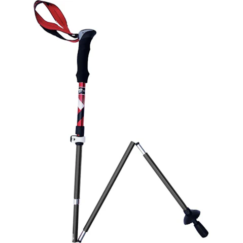High Trek Folding Crest Walking Stick