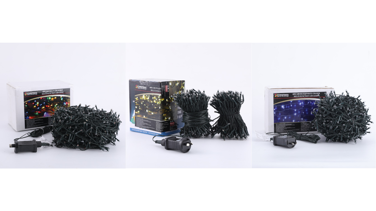 HIisen 1200 LED Fairy Christmas Light