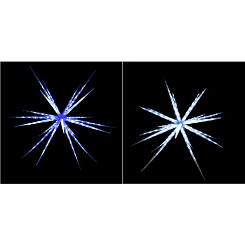 Hisen 122cm 160 LED Blast Ice Star Ball Christmas Light Decoration