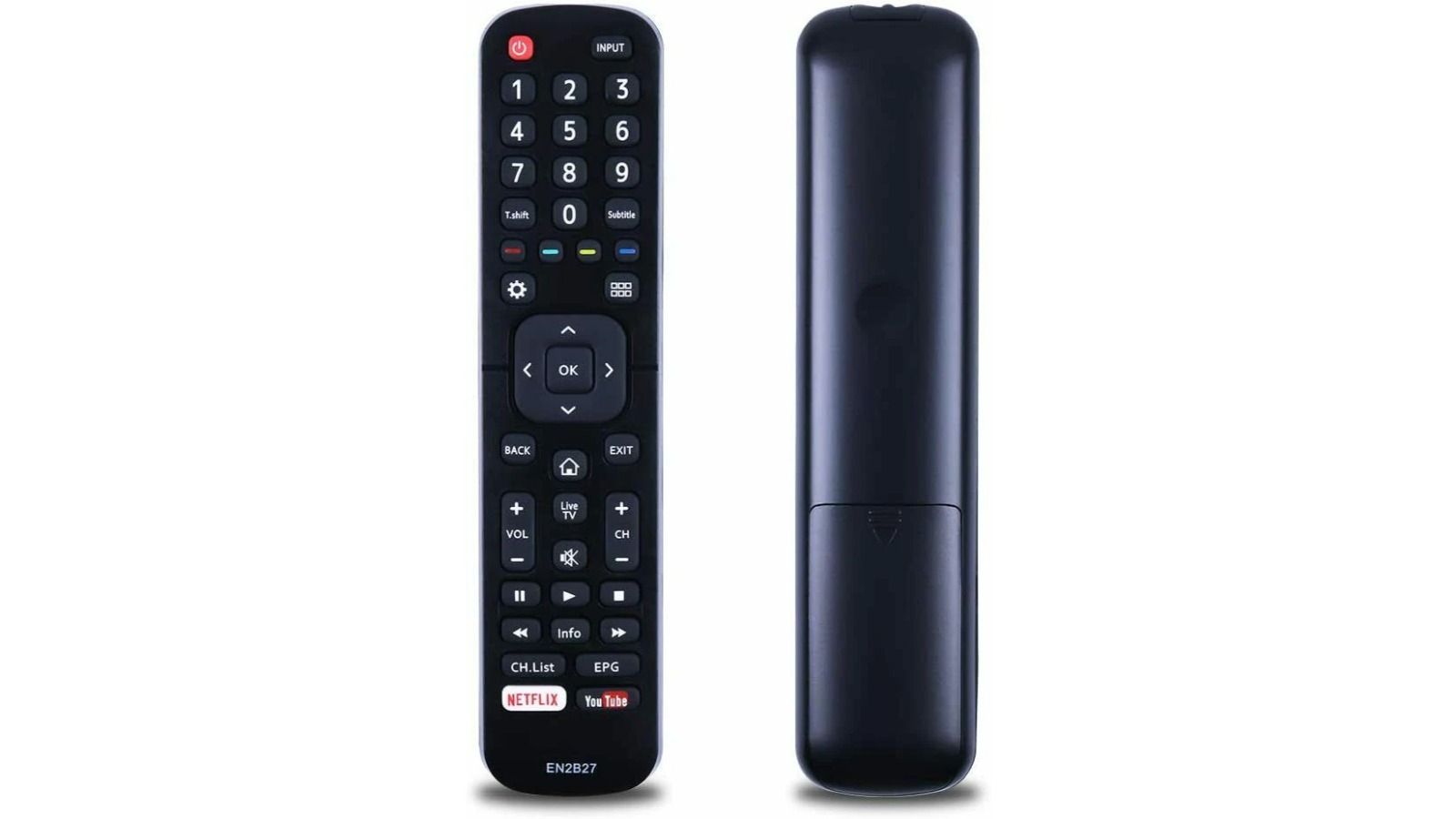 BatteryMate HISENSE TV Compatible Remote EN2B27 Control EN-2B27 RC3394402/01 3139 238