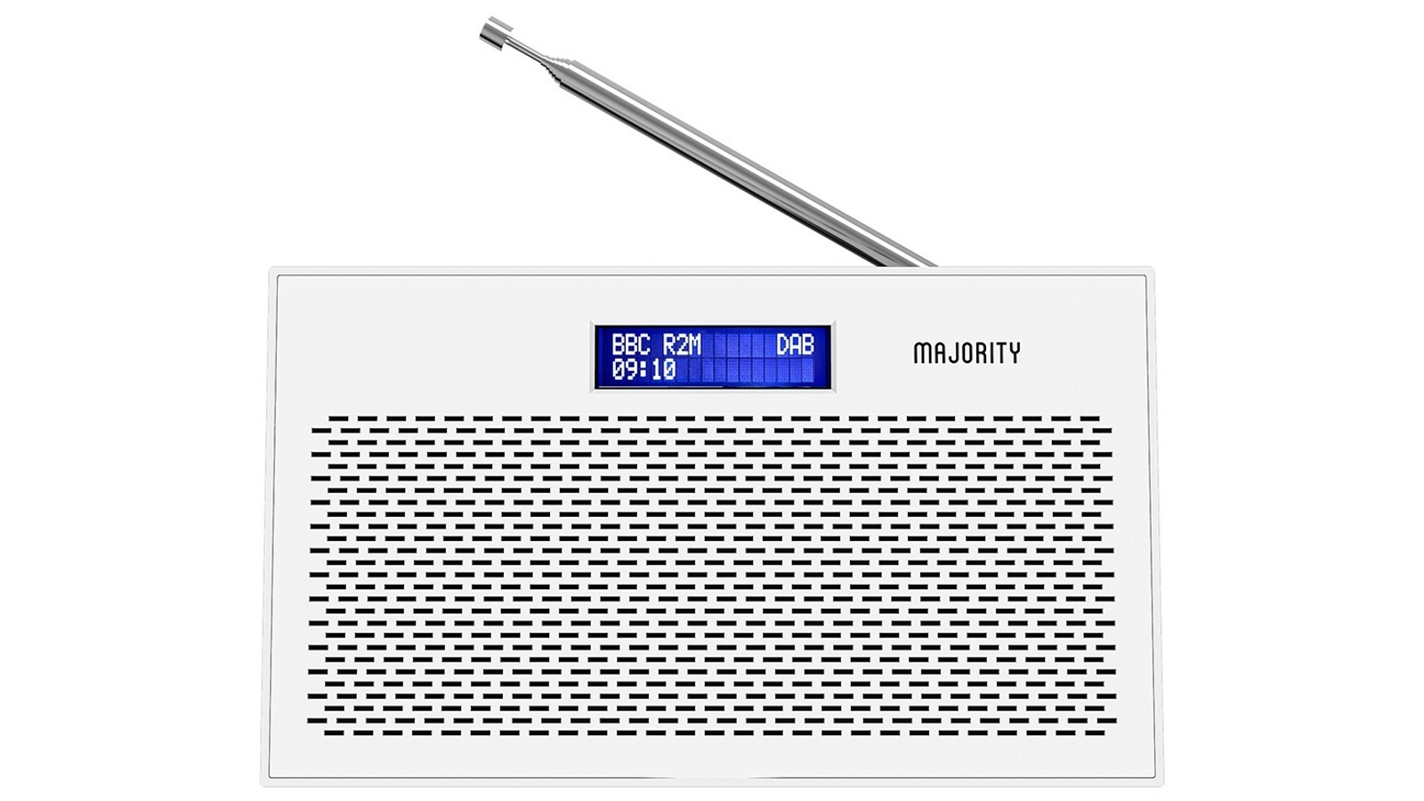 Majority Histon Compact DAB/DAB+ & FM Radio White Harvey Norman