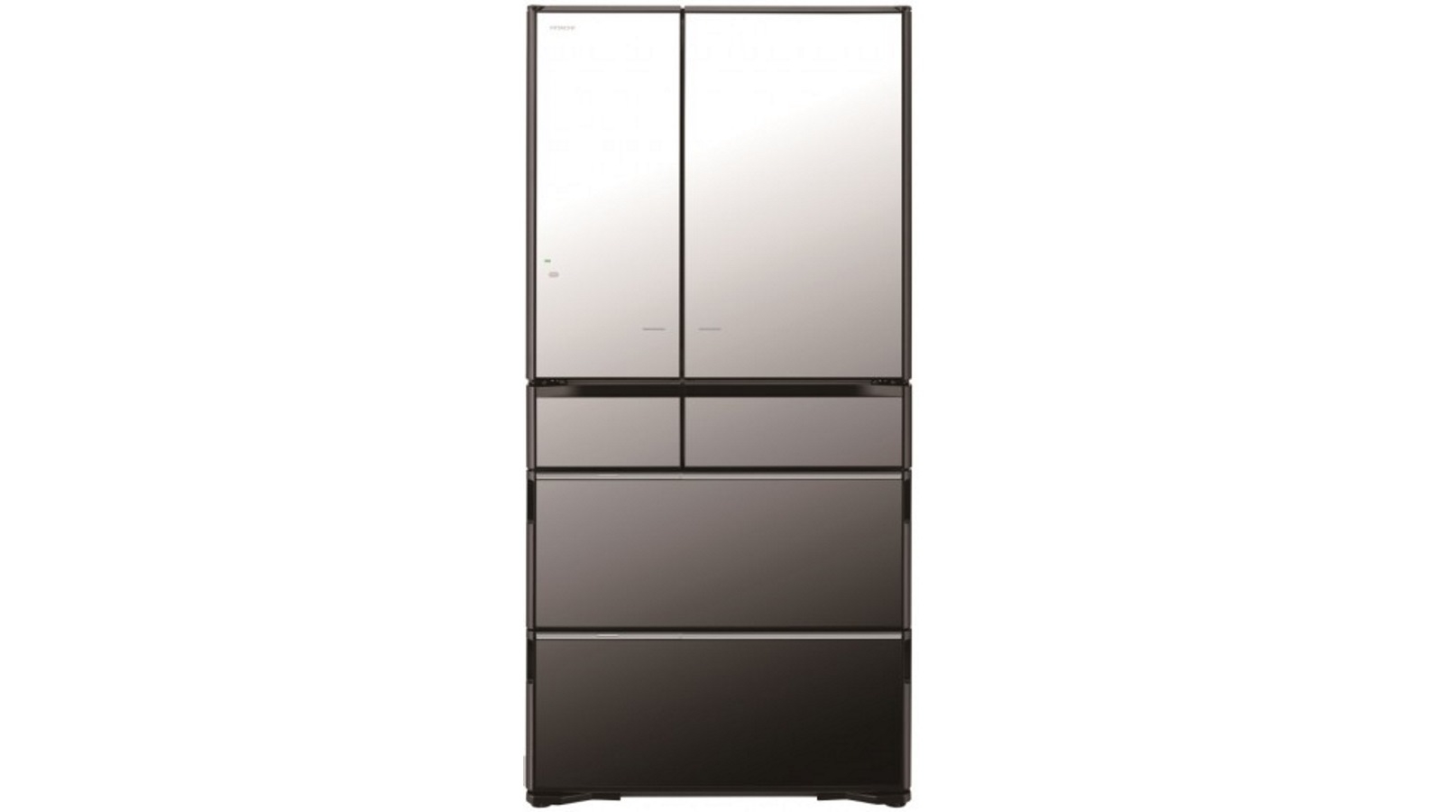 Hitachi 735L 6Drawer Mirror Glass Finish FrenchDoor Fridge Harvey