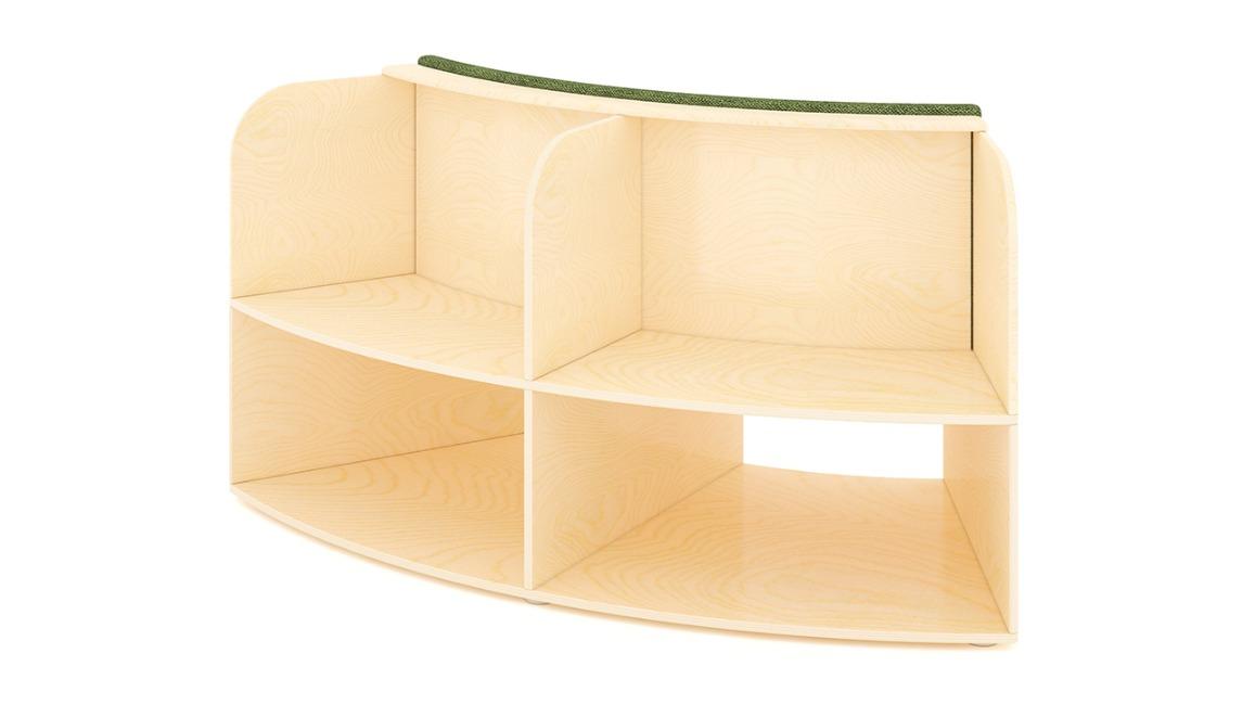 Jooyes Wooden Puzzle Curve Reading Lounge