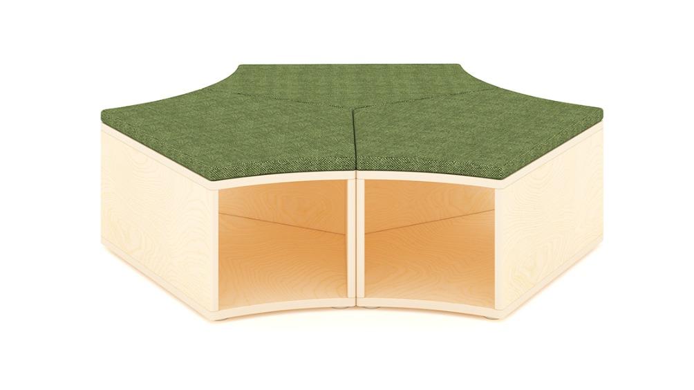 Jooyes Puzzle Polygon Seating Bench