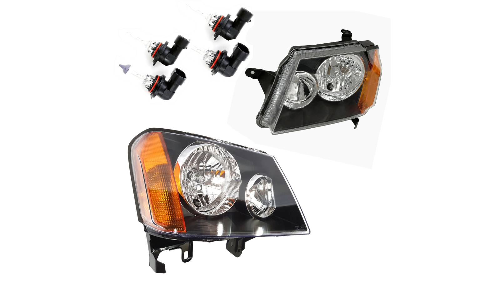 Machter Autoparts Left and Right Side Head Light - Fits Holden Colorado RC 2/4DR 2008- 2012