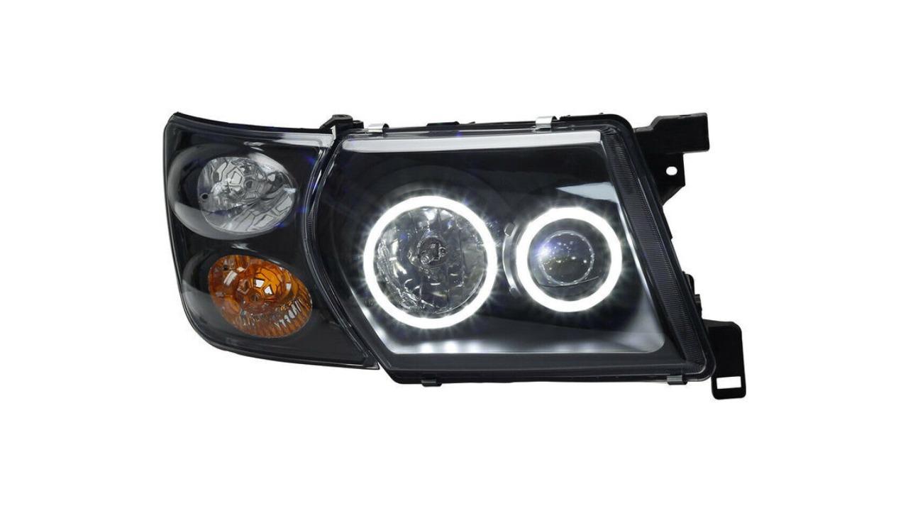 Machter Autoparts Pair Headlight with Corner Light Fit for Nissan Patrol GU 