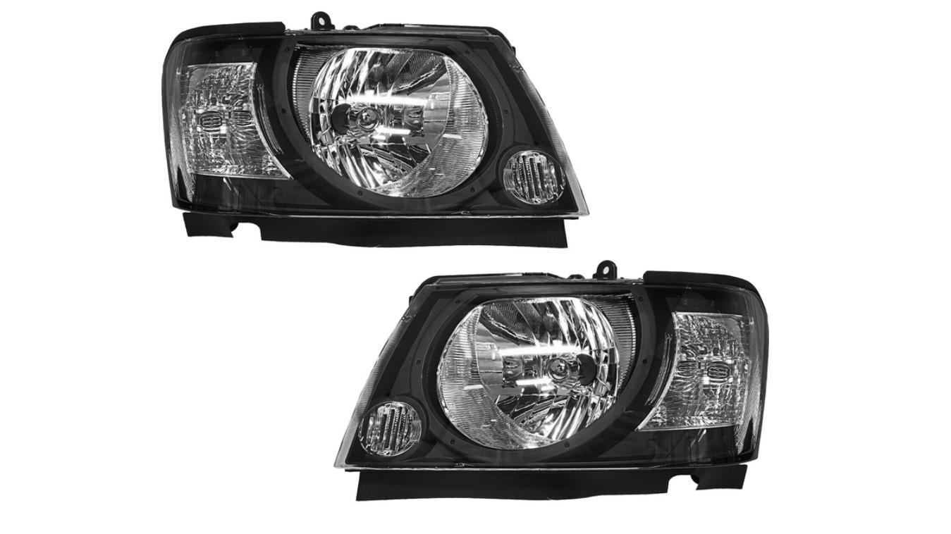 Machter Autoparts Black Smoked Pair Headlight Fit for Nissan Patrol GU Series GU4 Y61