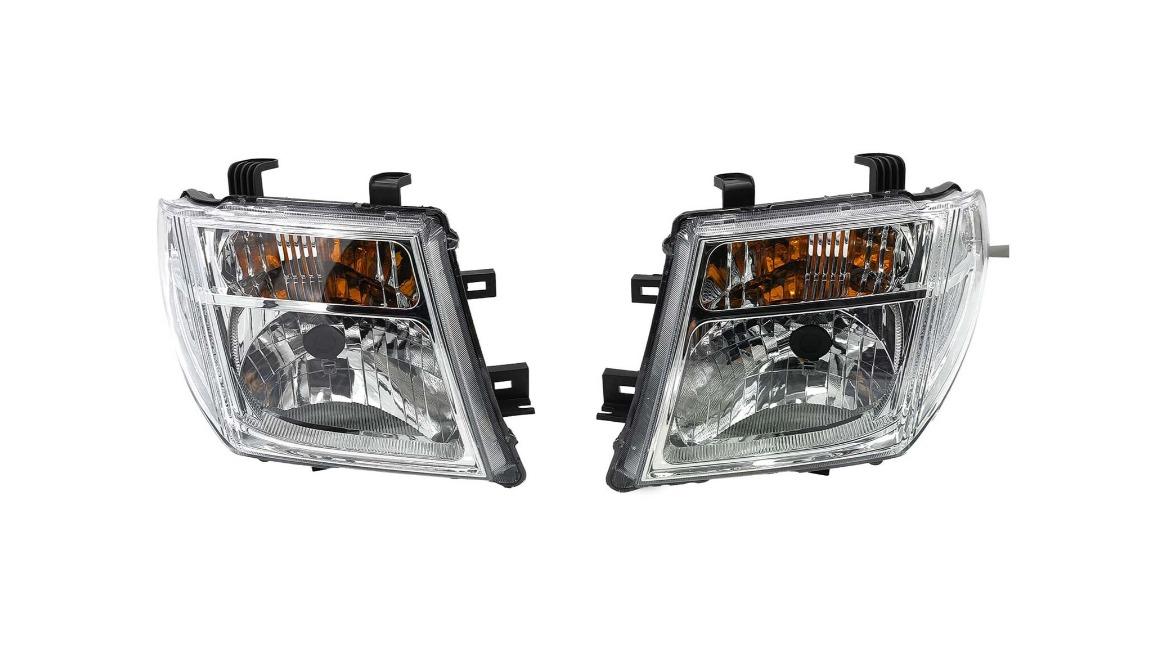 Machter Autoparts Pair Headlight Lamp Fits - Nissan Navara D40 D40T MNT 