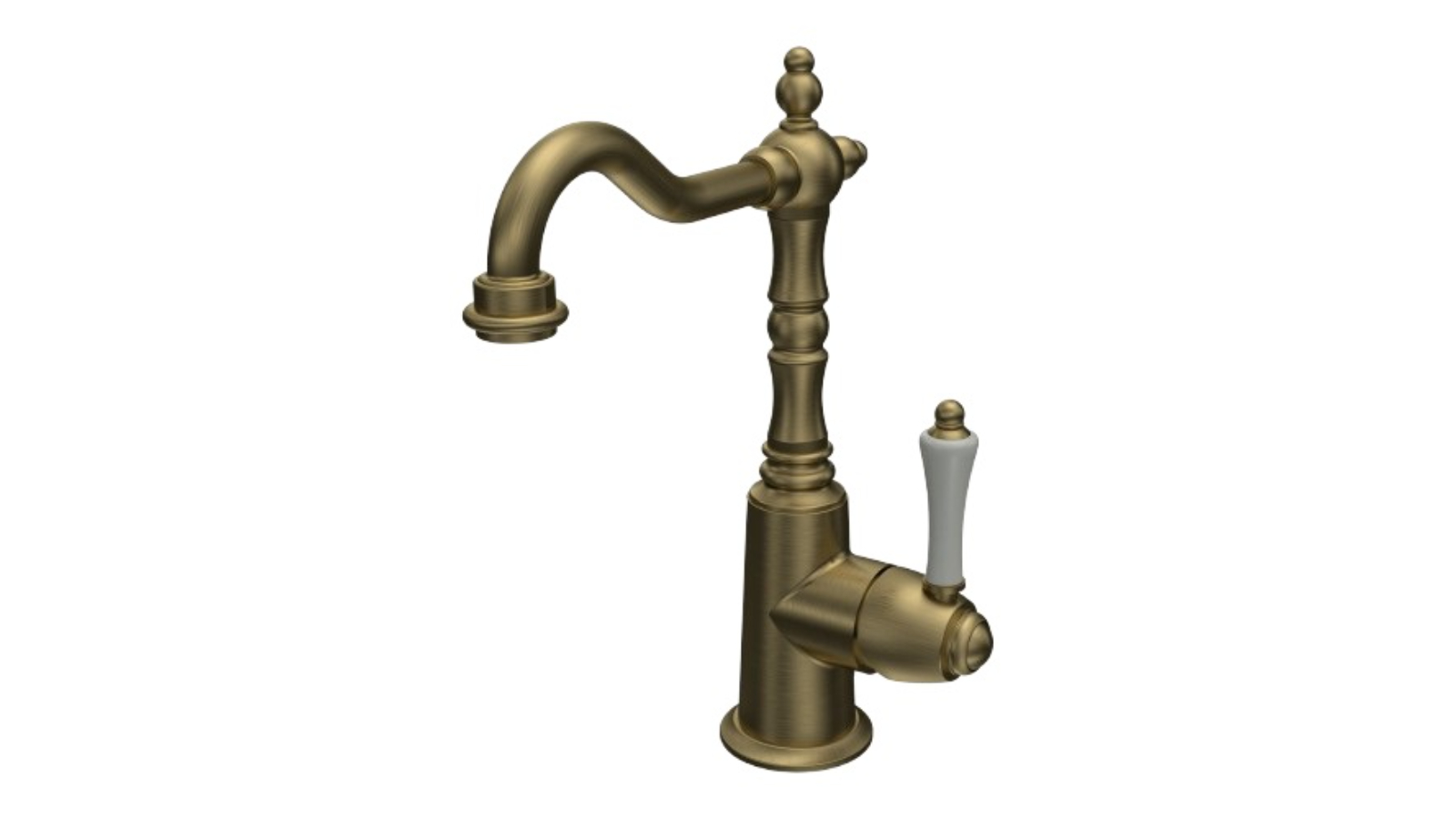 Parisi Hermitage Basin Mixer - Antique Brass