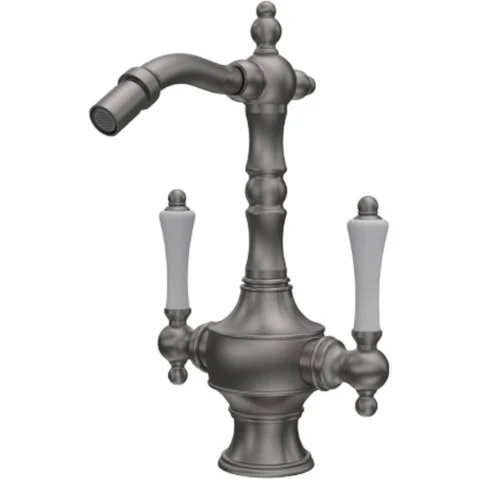 Parisi Hermitage Bidet Twinner with Lever Handle - Pewter