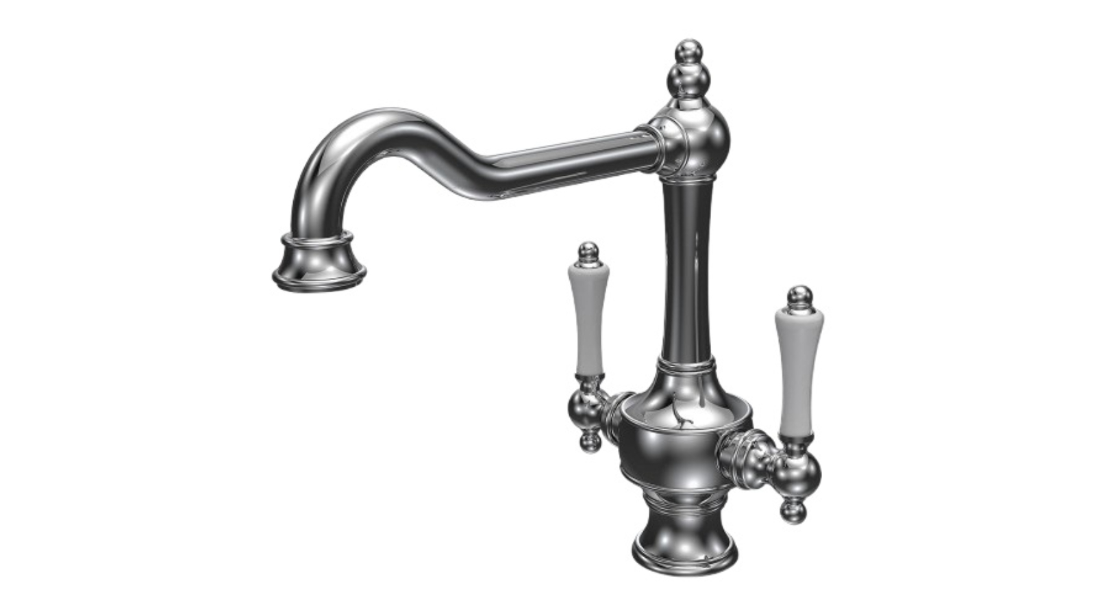Parisi Hermitage Kitchen Twinner - Chrome 
