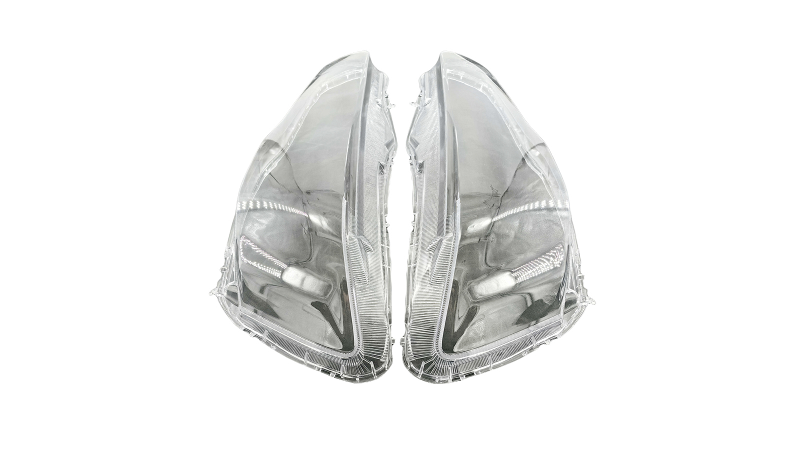 Machter Autoparts Pair Headlight Lens Cover - Fits Mitsubishi Lancer EX 2008-2016