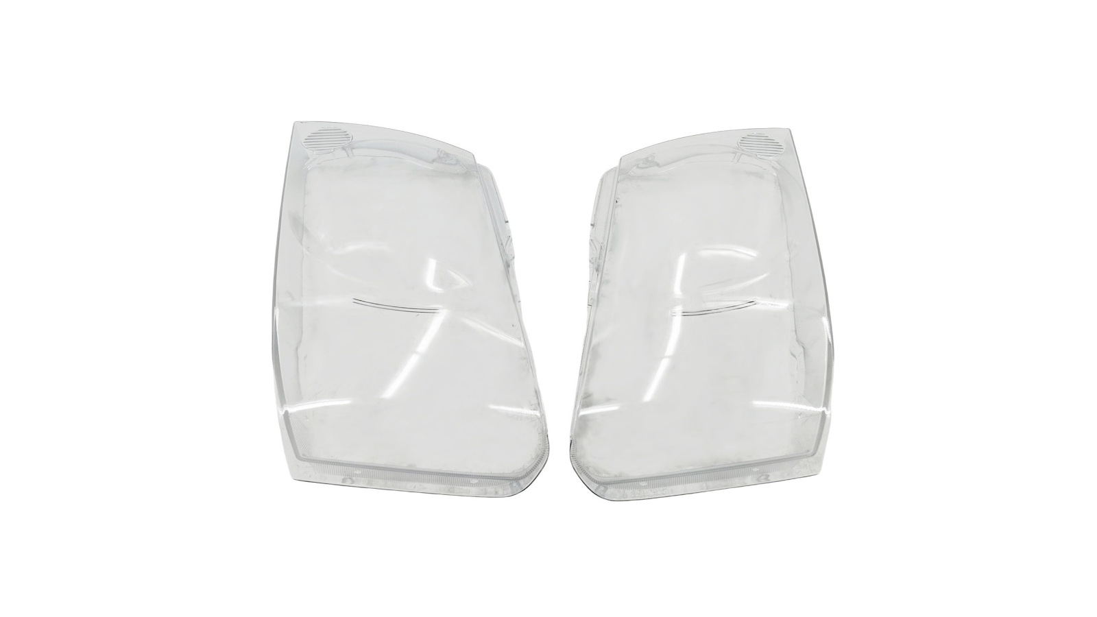 Machter Autoparts Pair Plastic Headlight Lens Cover Kit - Fits Nissan Patrol GU Y61 2004-2011