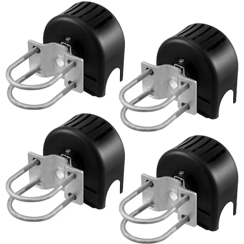 Vevor Sliding Gate Kit with U-Shaped Groove 4 Track Wheels/Cover for Cantilever