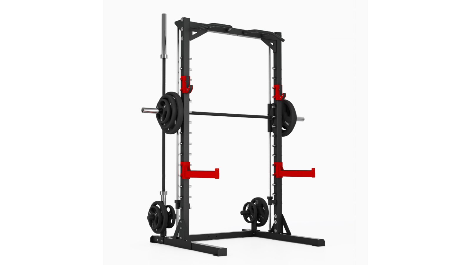 Cyberfit Deluxe Smith Machine with Half Rack Customisable
