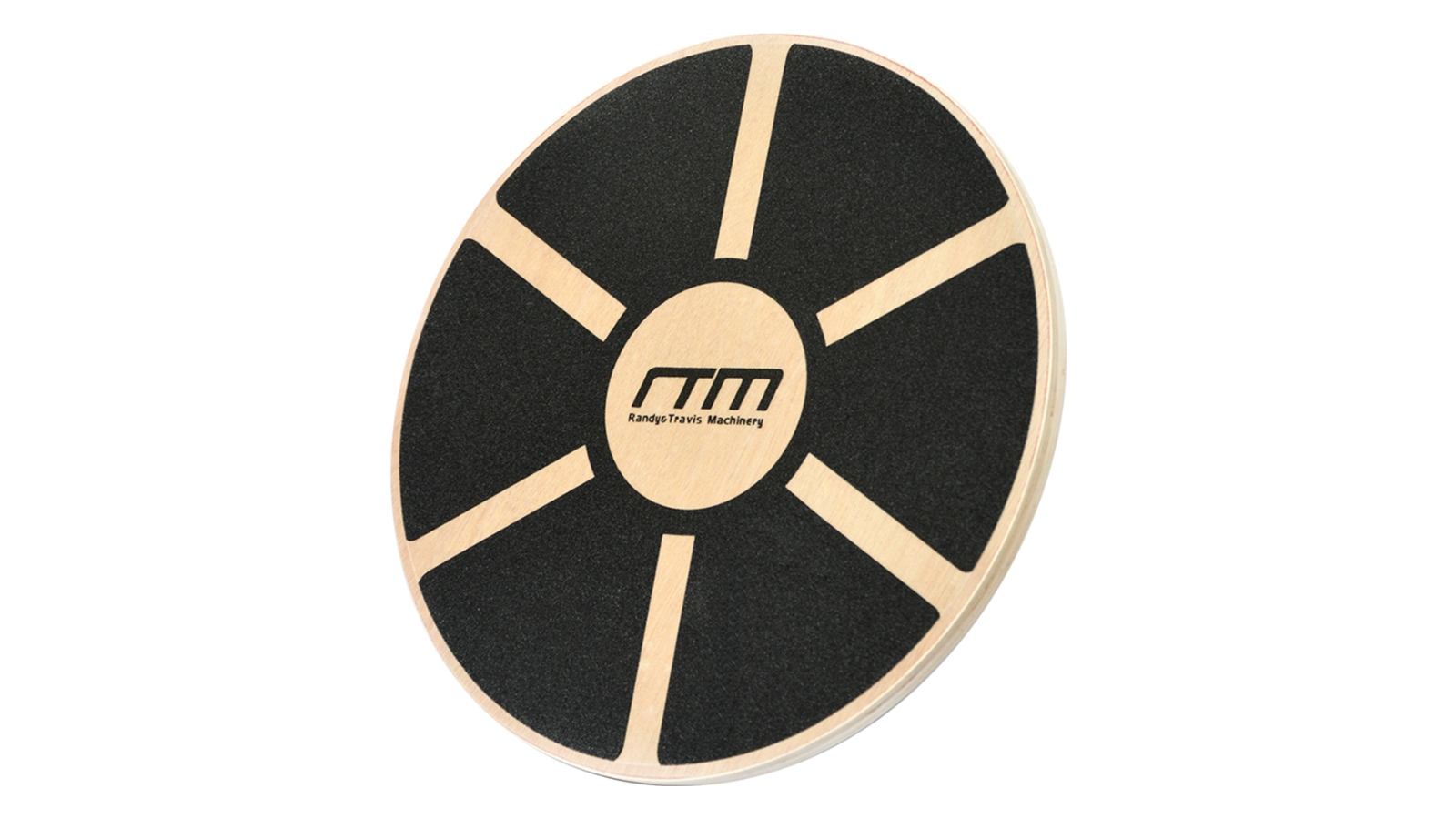 Serrano Heavy Duty Wooden Balance Board with Non-Slip Pad Fitness - 15.5inch