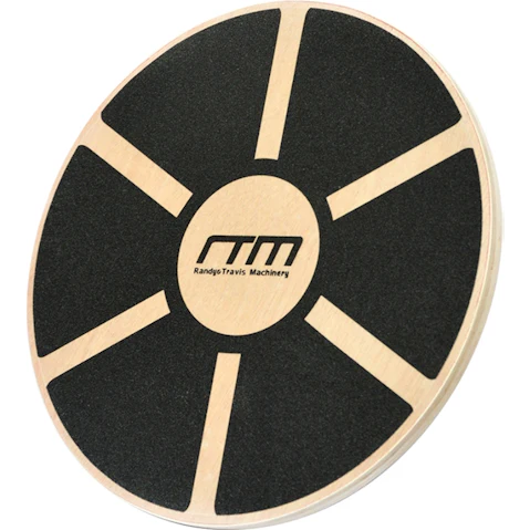 Serrano Heavy Duty Wooden Balance Board with Non-Slip Pad Fitness - 15.5inch