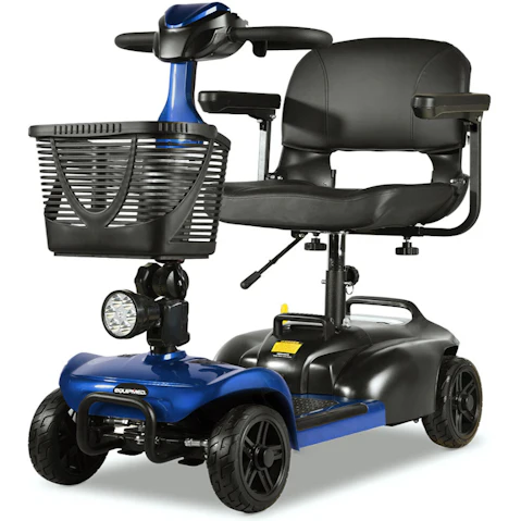 Equipmed Mobility Scooter - Lithium Blue