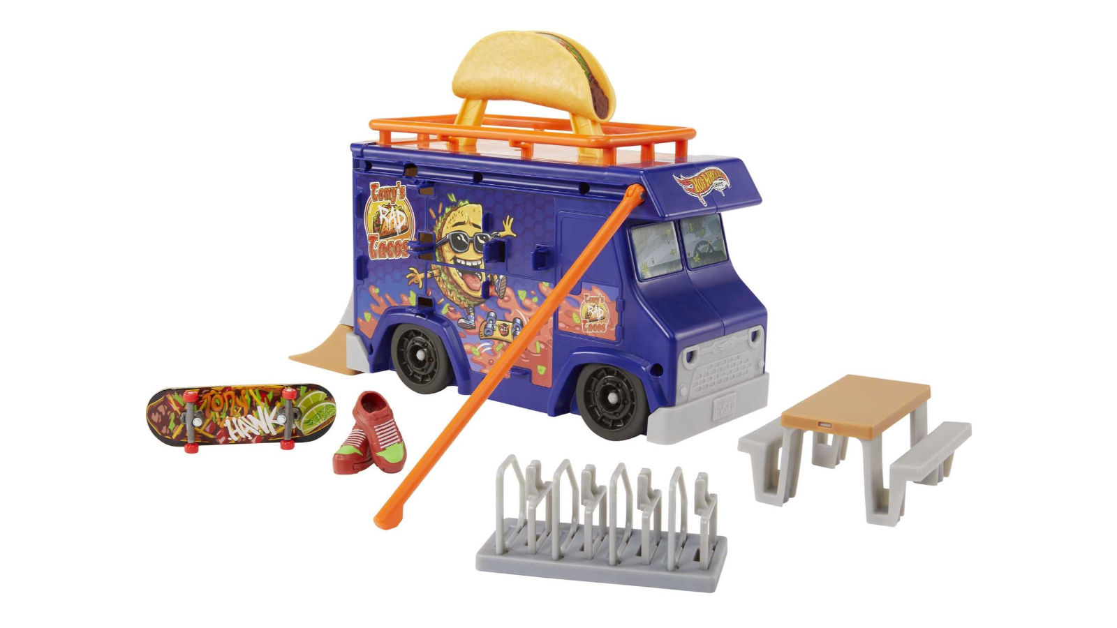 Hot Wheels Skate Taco Truck Play Case | Harvey Norman