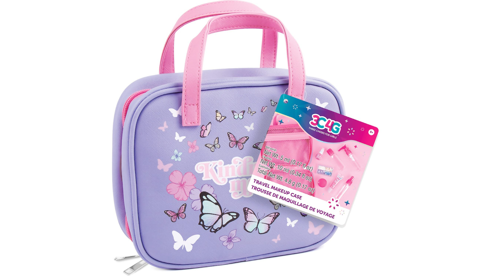 3C4G Three Cheers Butterfly Away Travel and Cosmetic Set