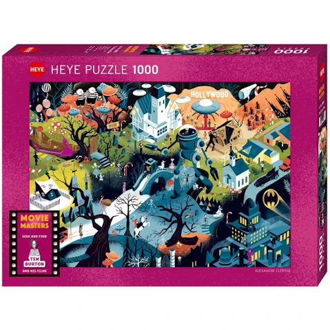 Heye 1000 Piece Movie Masters Tim Burton Films Jigsaw Puzzle