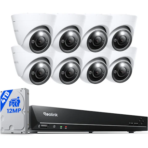 Reolink 12MP UHD 16 Channel 4TB HDD PoE Camera System