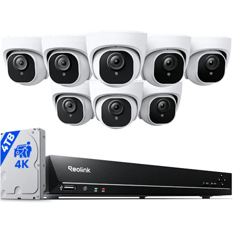Reolink 4K 16-Channel PoE Outdoor CCTV Security Camera System